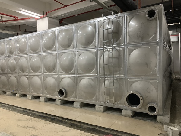150噸不銹鋼水箱，禹智攜手宏量水箱供水工程合作